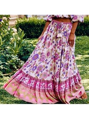 NWOT Spell Buttercup Maxi Skirt